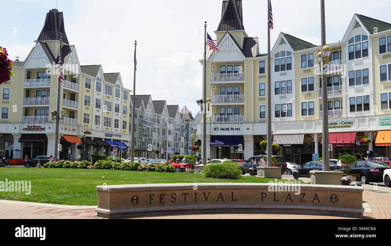 Pier Village at Long Branch in New Jersey Stock Photo - Alamy