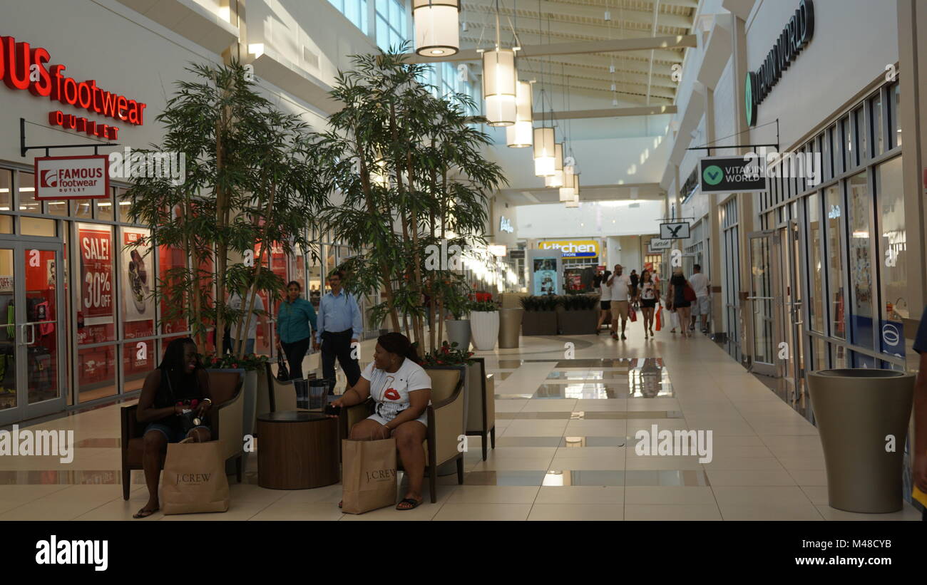 Tanger Outlets at Foxwoods Casino in Mashantucket, Connecticut Stock Photo