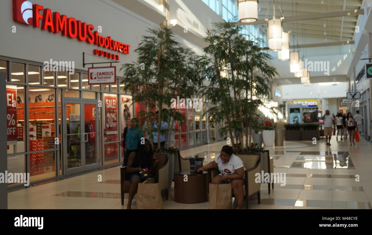 Tanger Outlets at Foxwoods Casino in Mashantucket, Connecticut Stock Photo