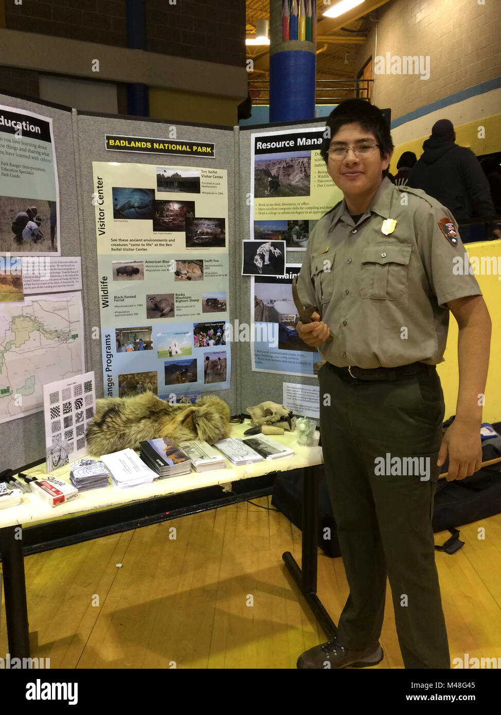 Earl Henry high school intern turned park ranger interacted with the