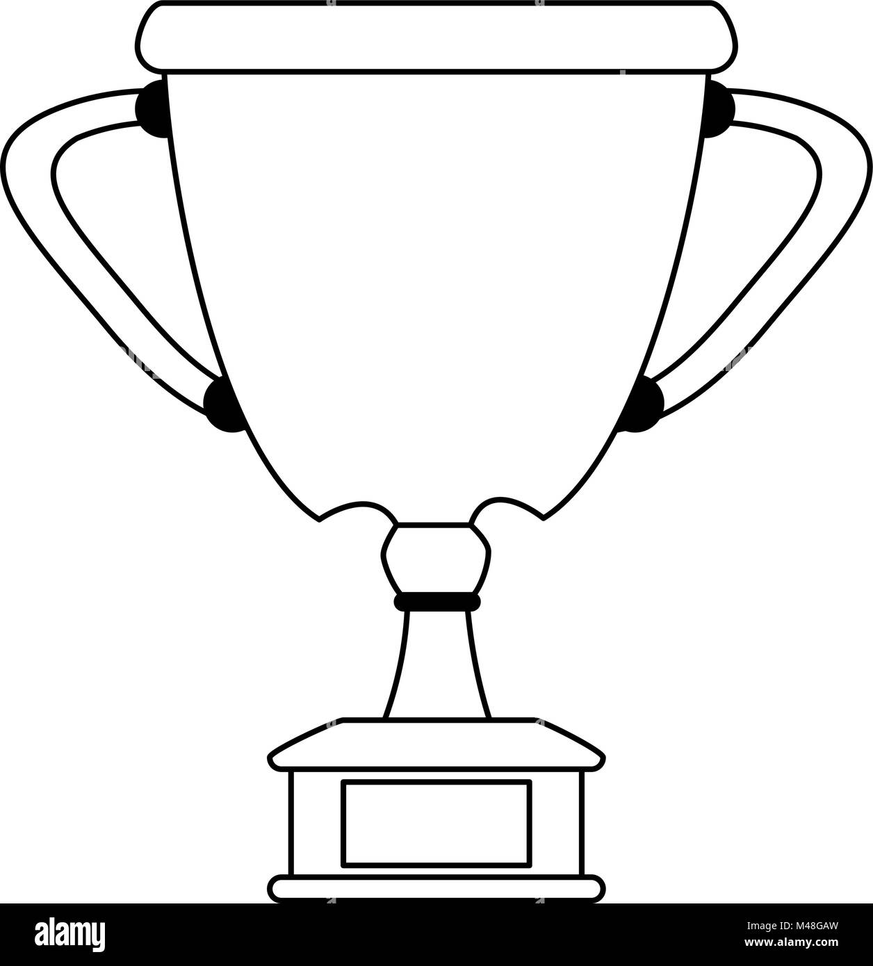 Trophy cup symbol Stock Vector Image & Art - Alamy
