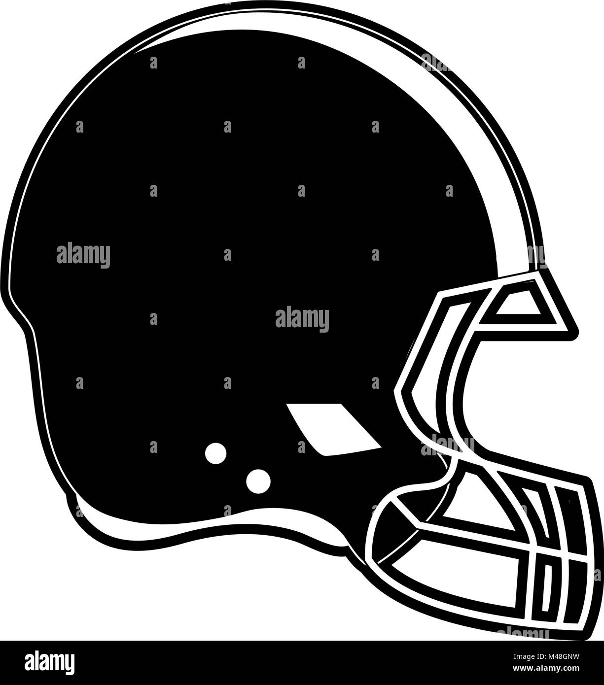 Helmet american football Stock Vector Image & Art - Alamy