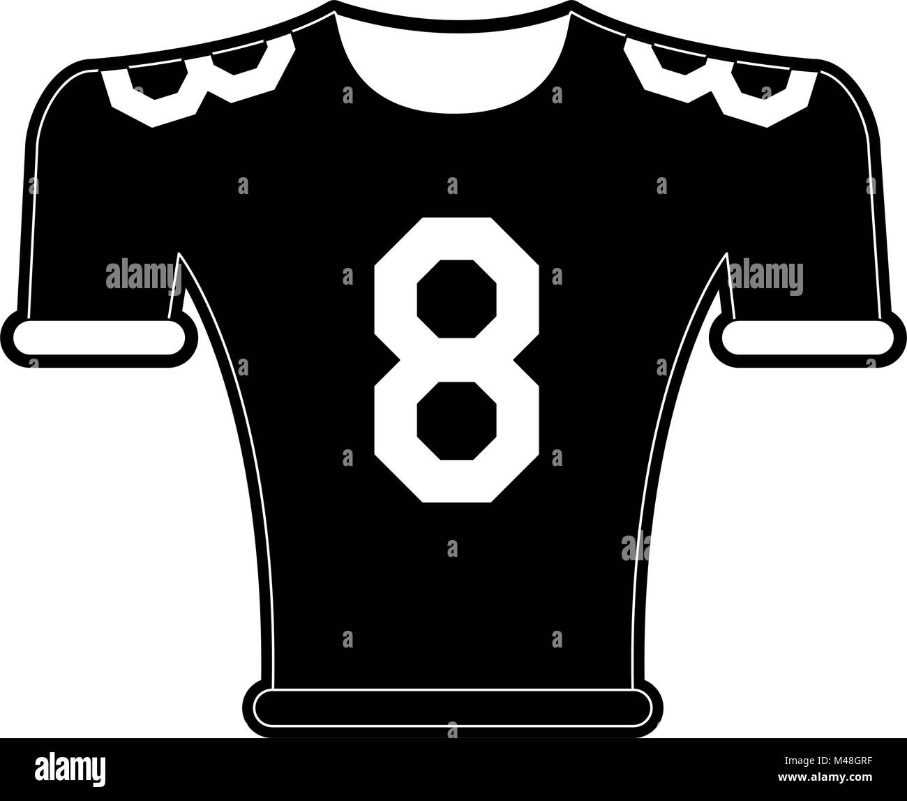 Realistic american football jersey Dallas Cowboys, shirt template for kit.  Vector illustration Stock Vector Image & Art - Alamy