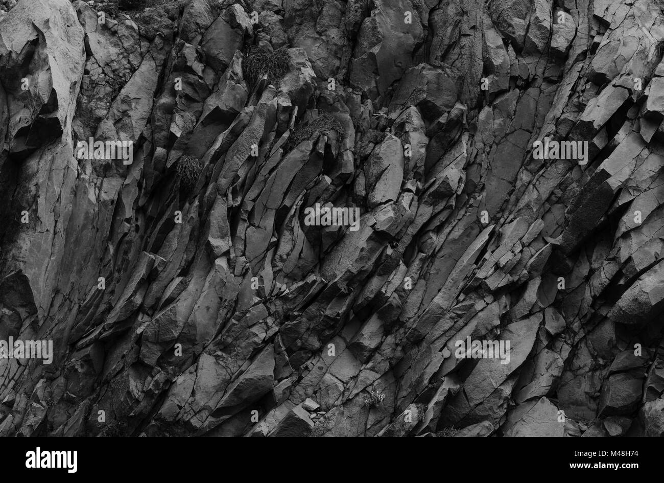 dark stone structure background, rock texture background Stock Photo