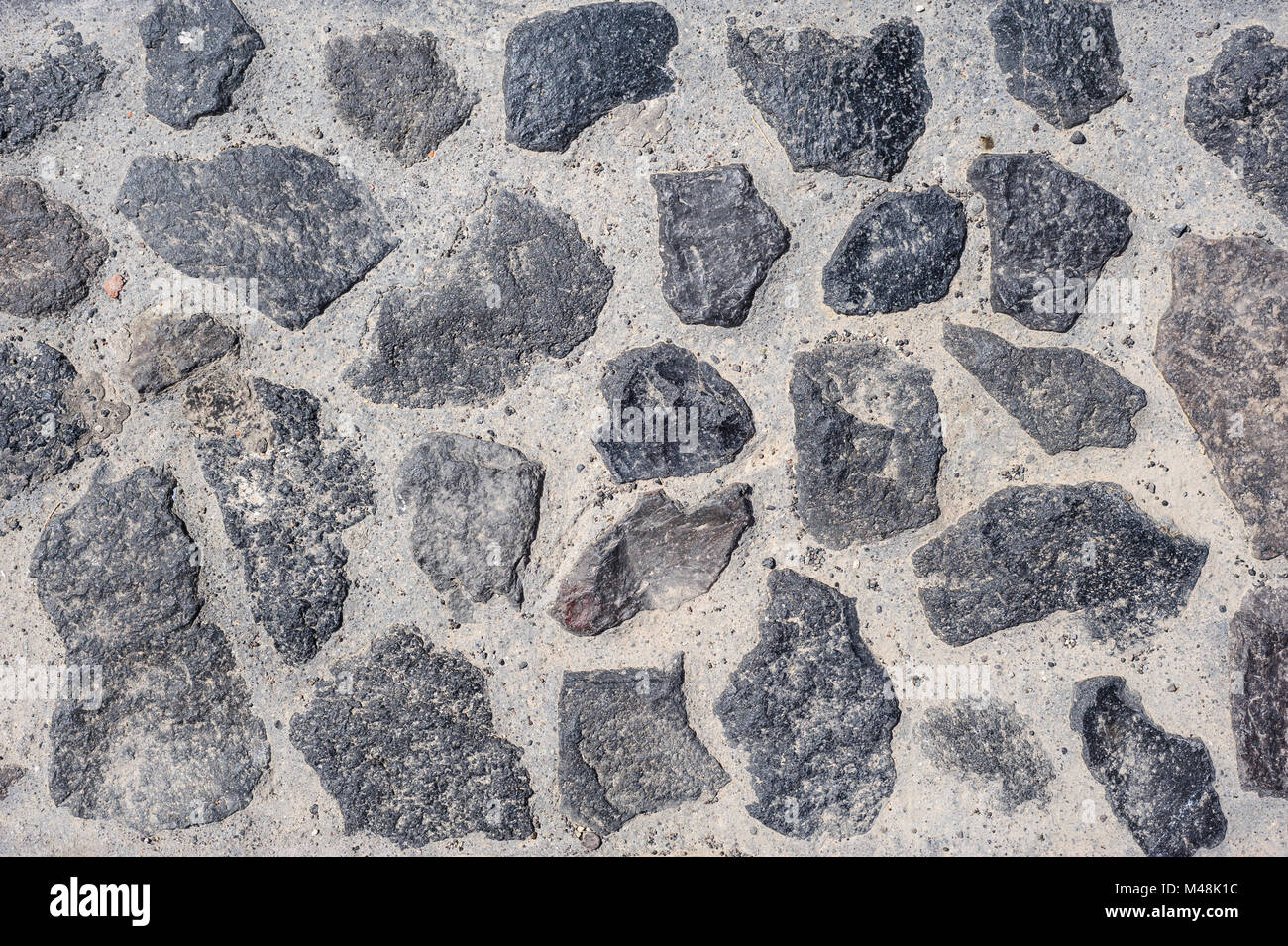 Stone pavement texture Stock Photo