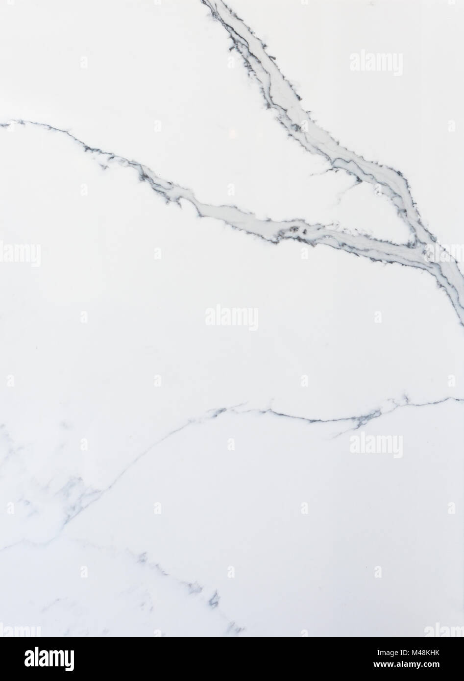 Background of white and grey streaky carrera marble Stock Photo