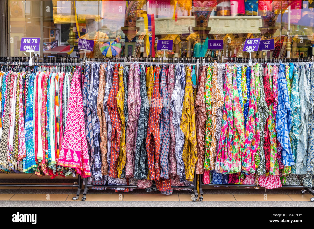 Indian clothing dress store shop hires stock photography and images