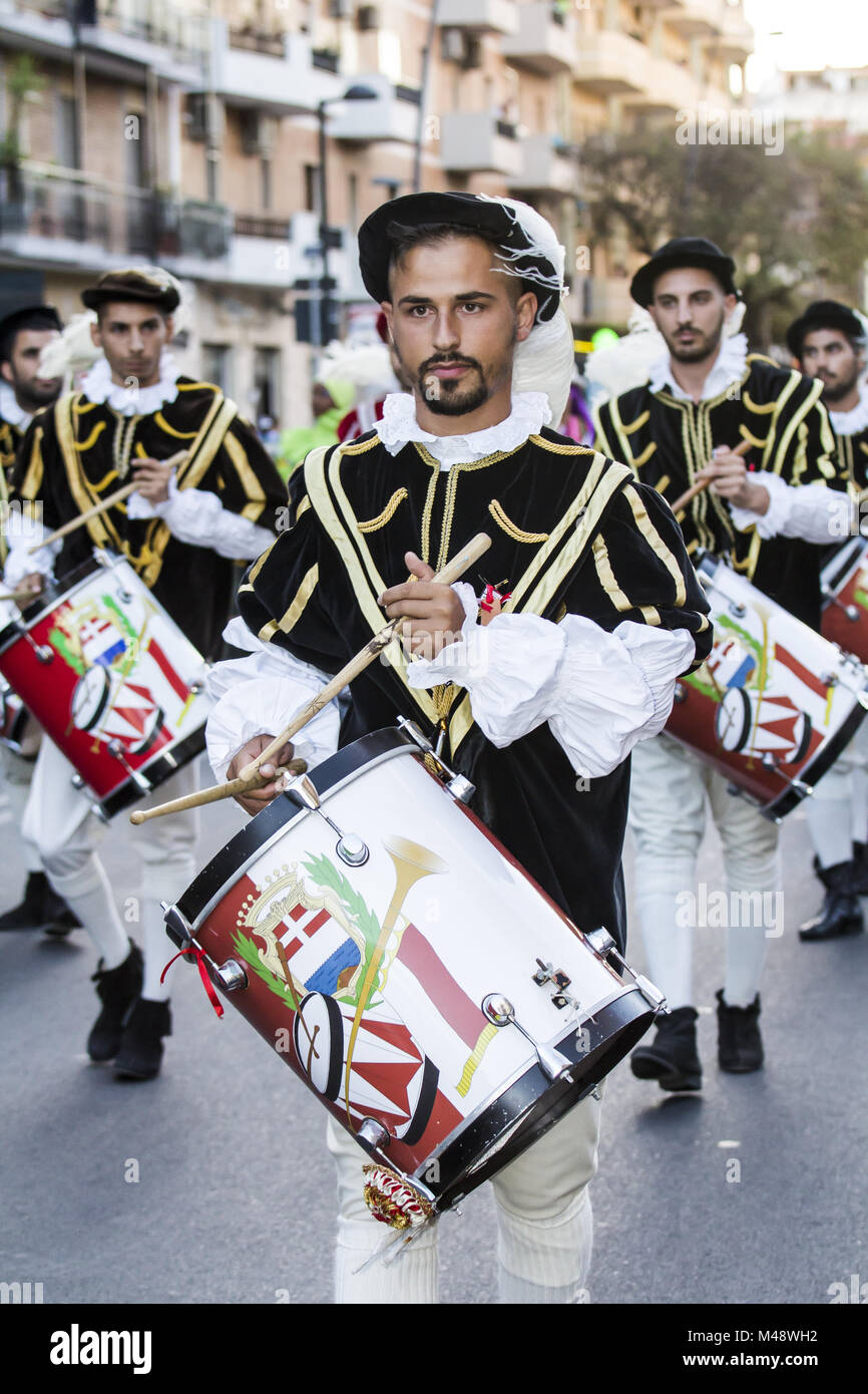 Drummers of Oristano Stock Photo
