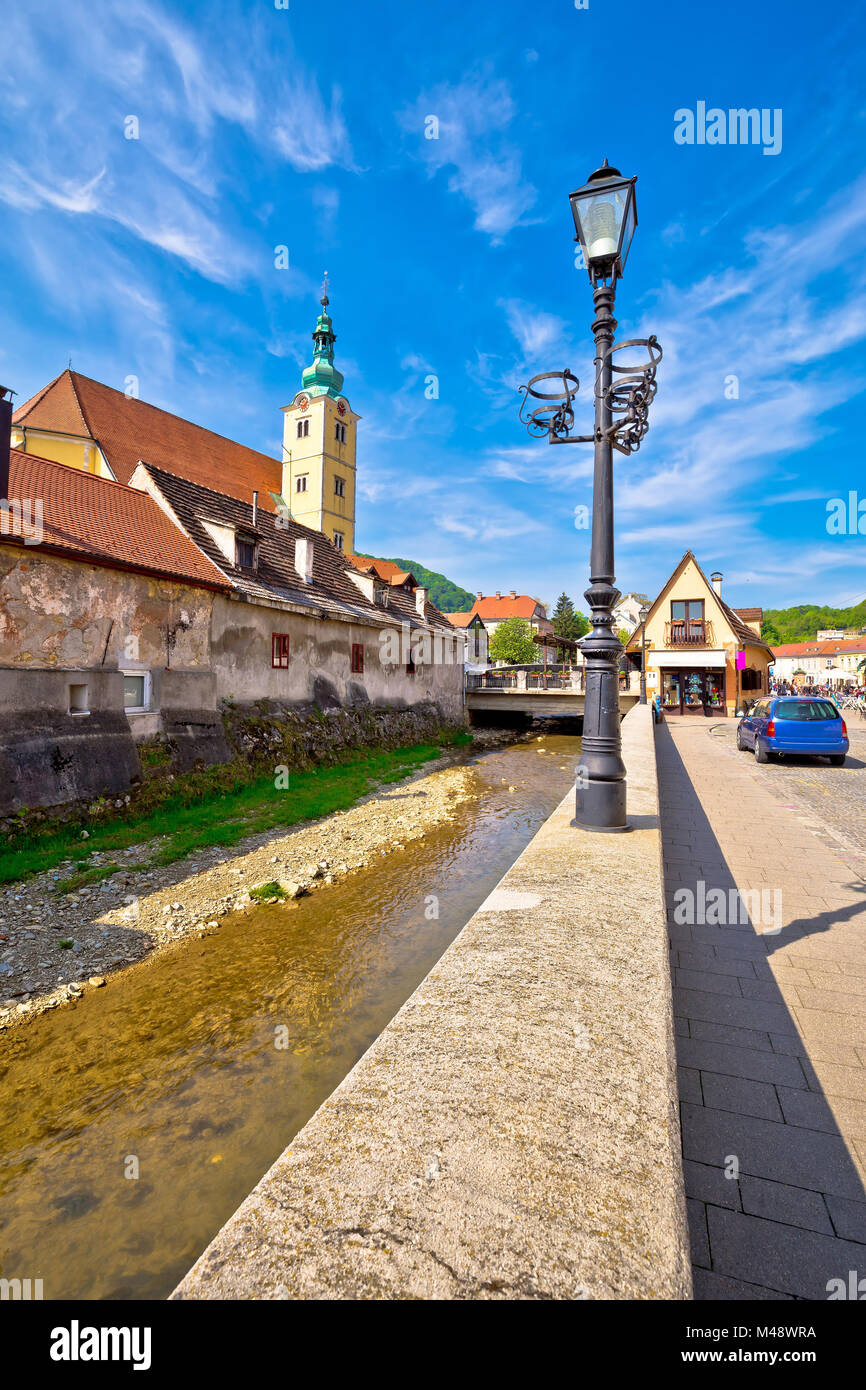 Town of Samobor architecture vertical view Stock Photo