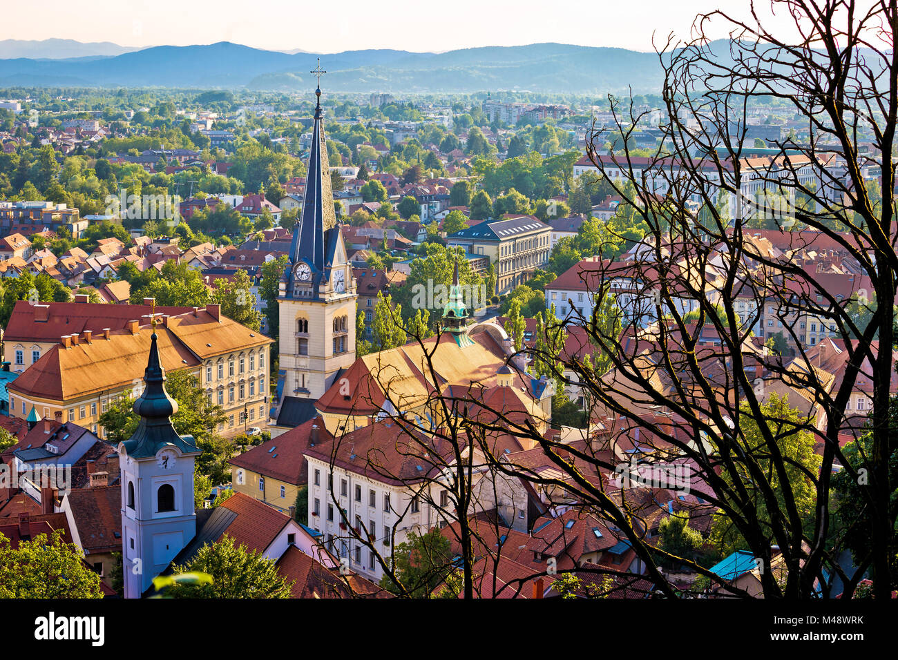 Aerial view ljubljana hi-res stock photography and images - Alamy