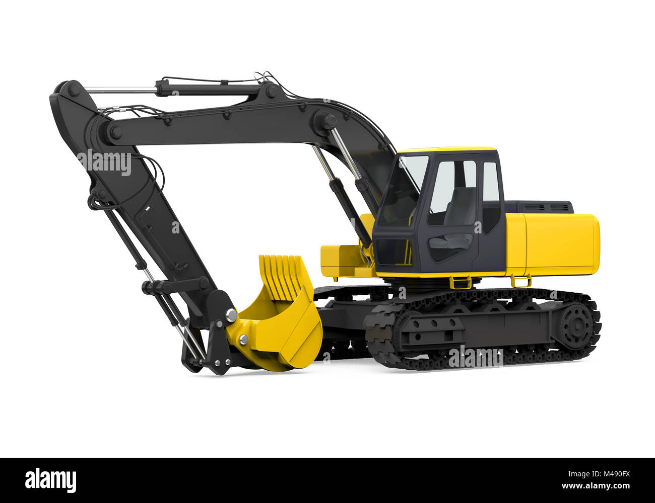 Hydraulic mining excavator hi-res stock photography and images - Alamy