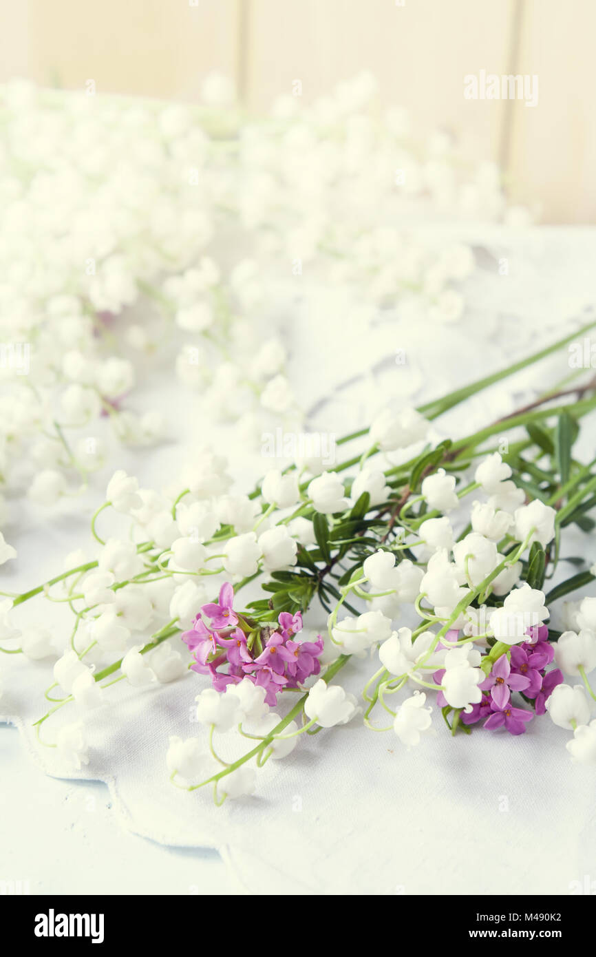 White lily of the valley hi-res stock photography and images - Alamy