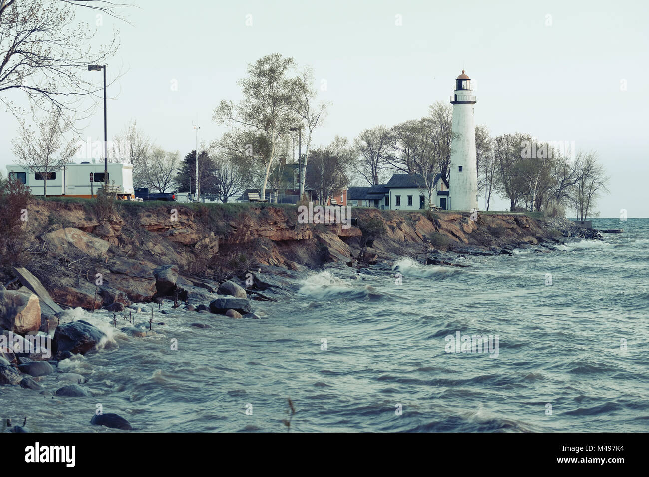 Pointe aux Barques Lighthouse, built in 1848 Stock Photo Alamy