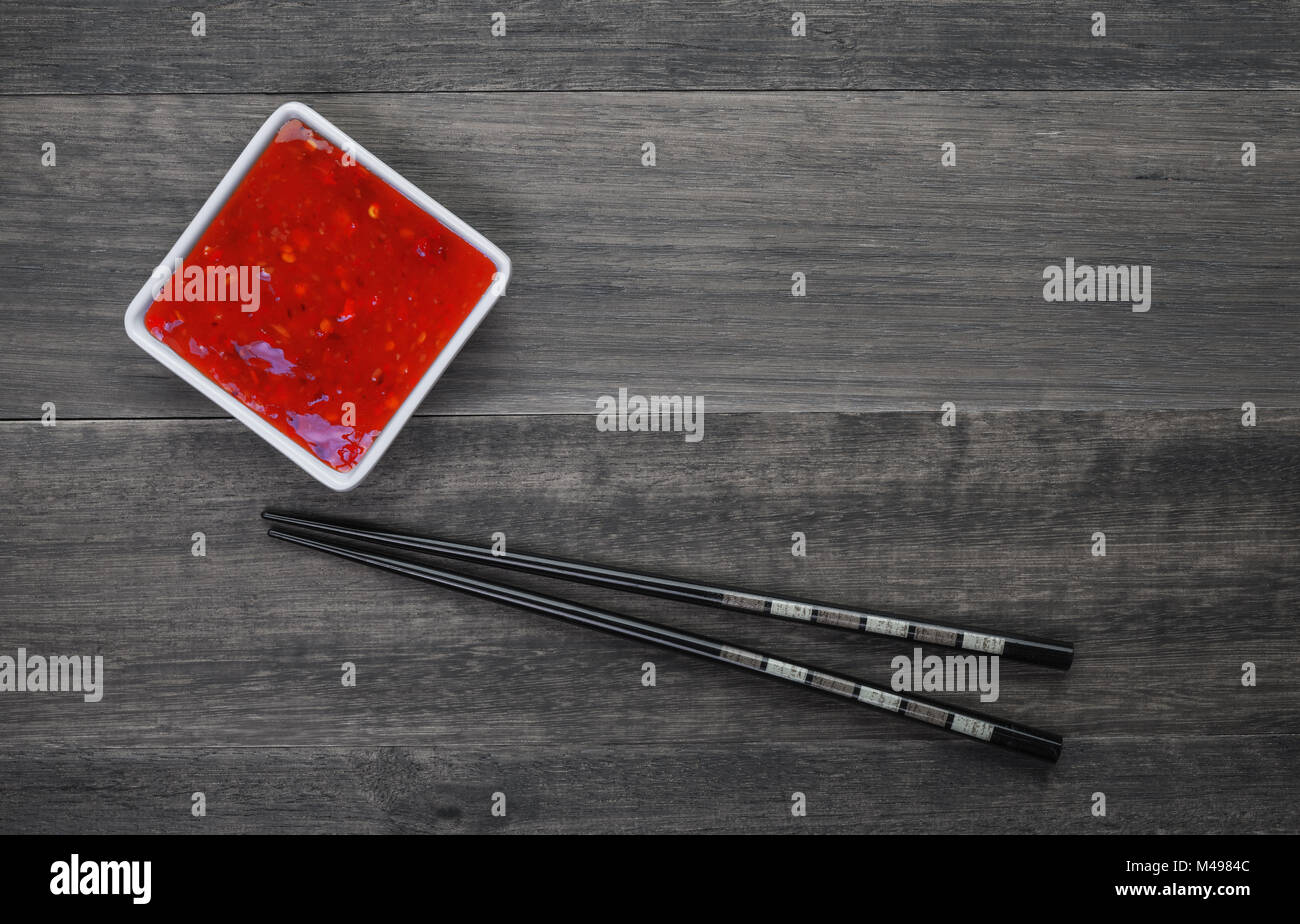 sweet red sauce Stock Photo Alamy