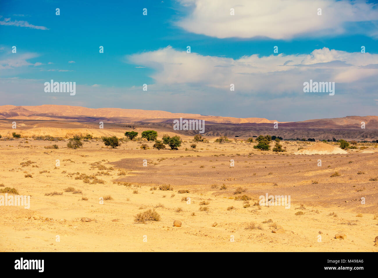 desert landscape with blue sky Stock Photo - Alamy