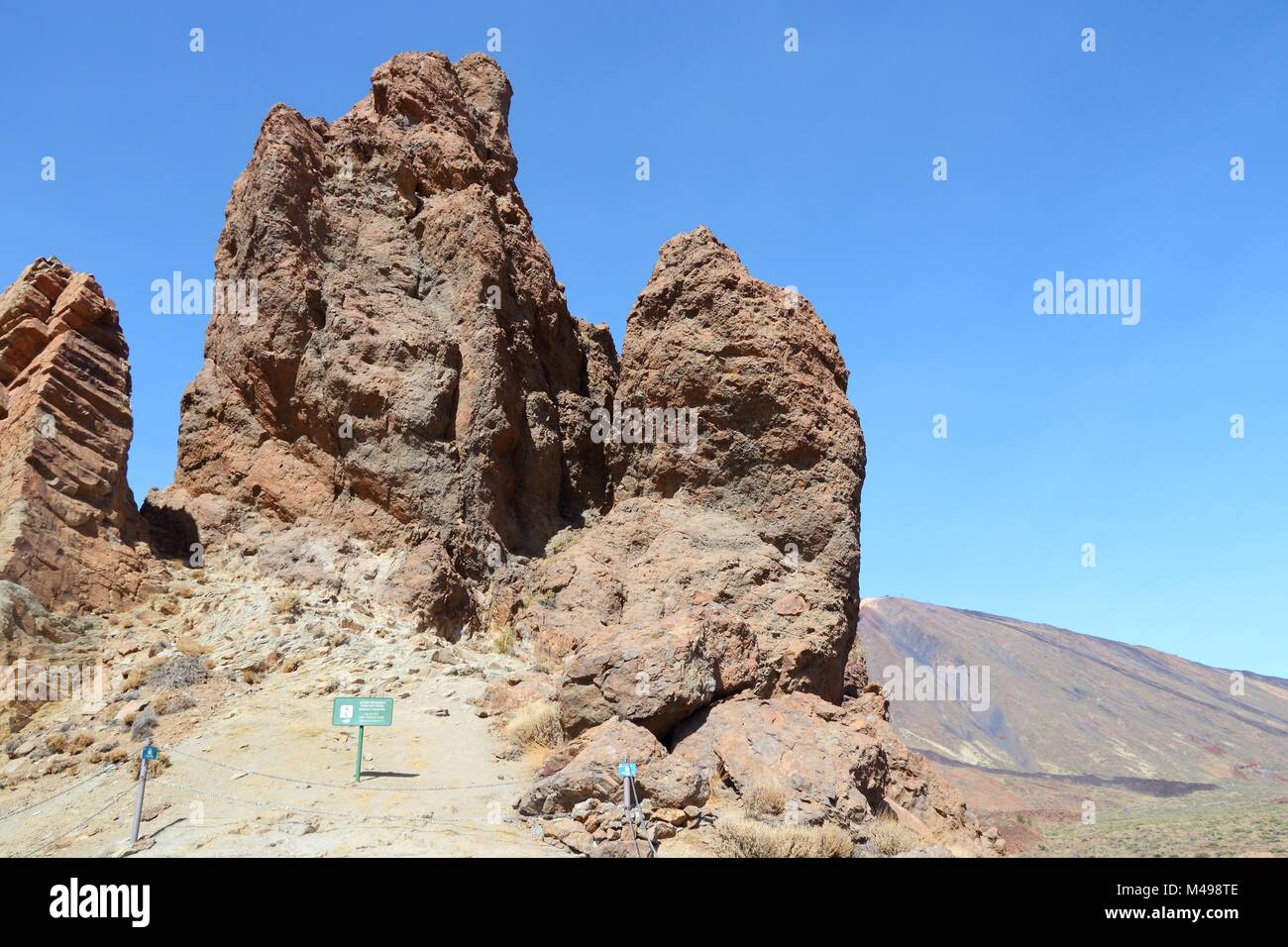Tenerife, Canary Islands, Spain. Roques de Garcia - rock formations in ...