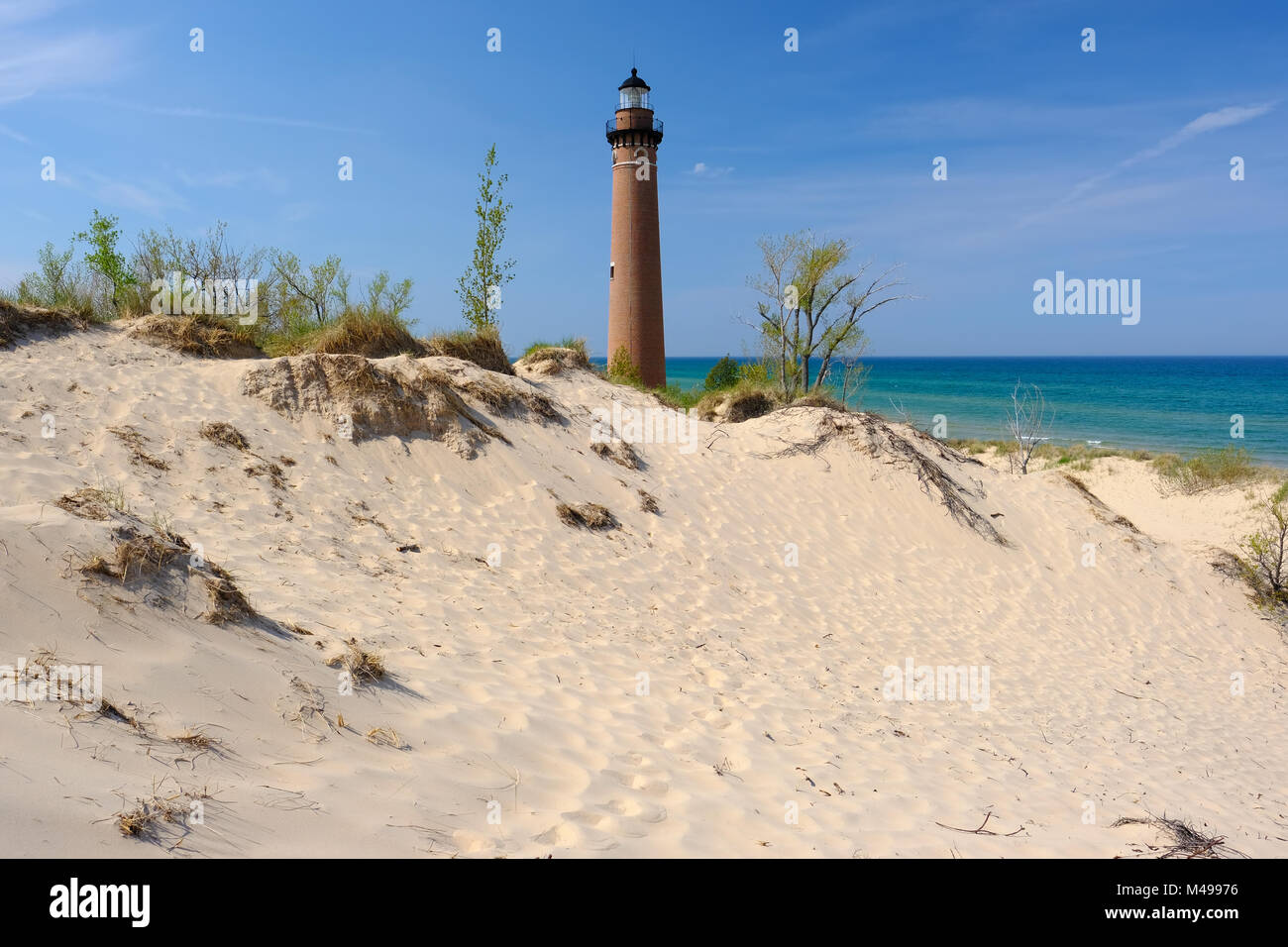 Little Sable Point Lighthouse in dunes, built in 1867 Stock Photo Alamy