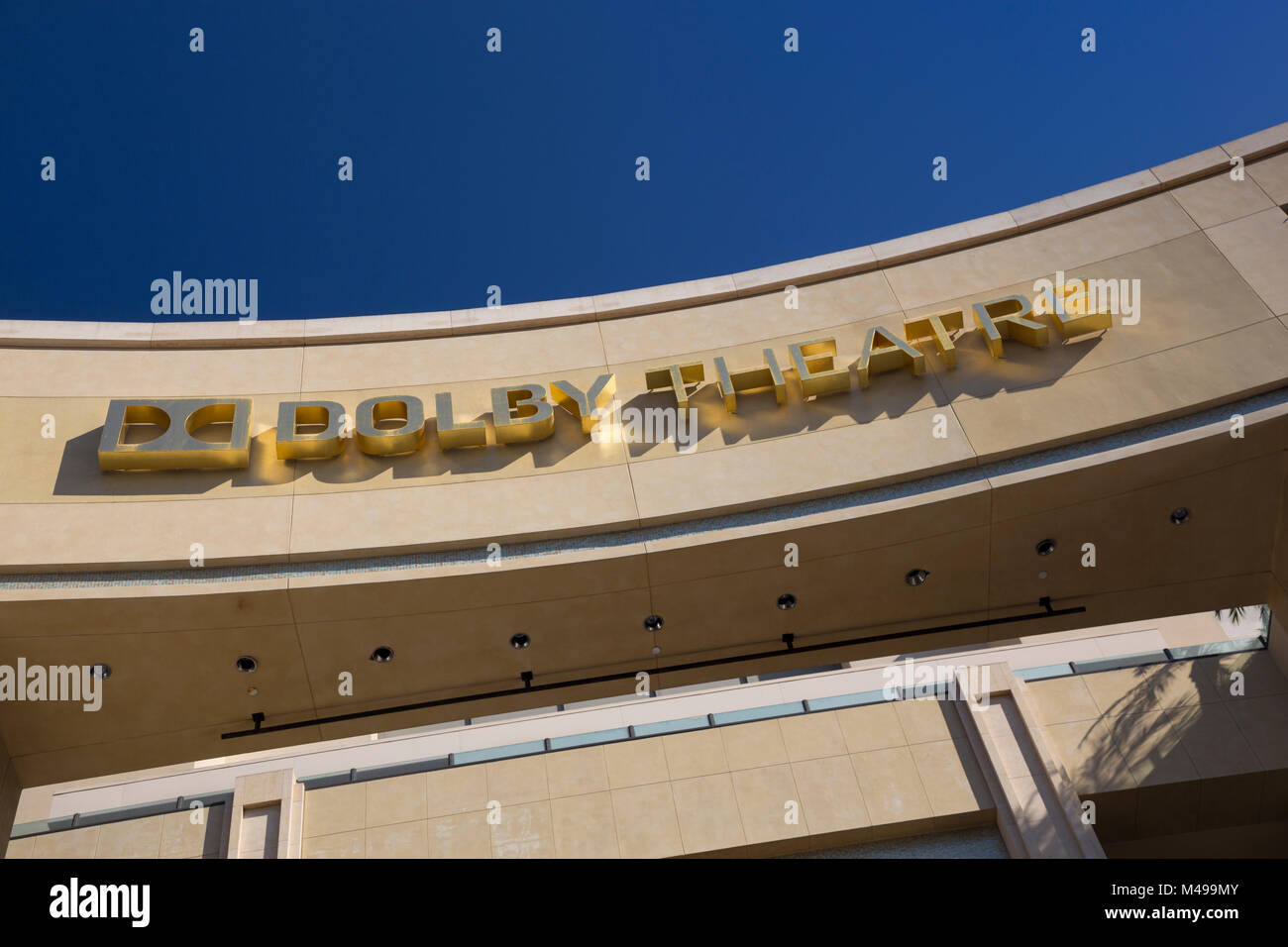Dolby Theatre, Hollywood Boulevard, California, USA Stock Photo