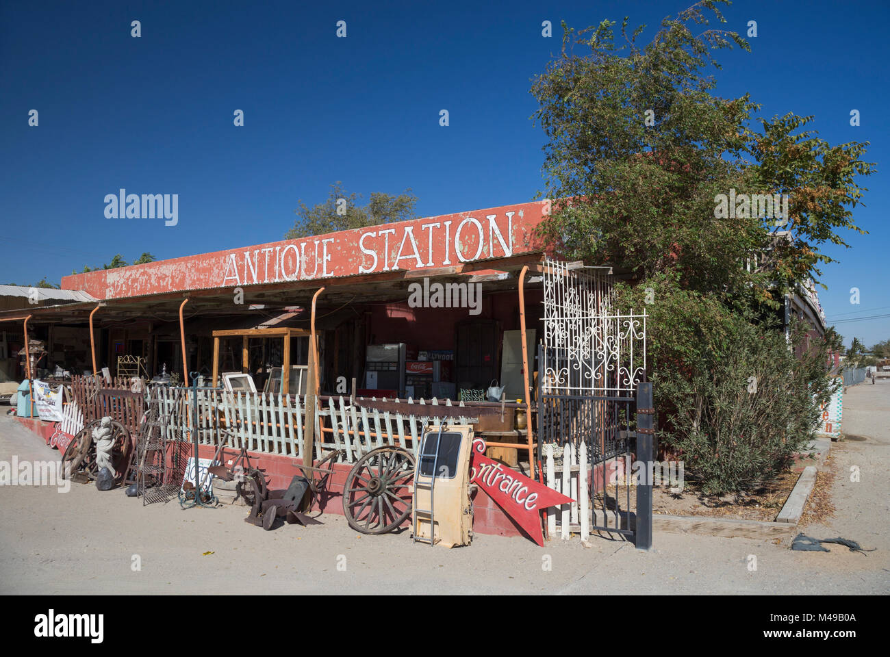 Antique Station, Oro Grande, California, USA Stock Photo Alamy