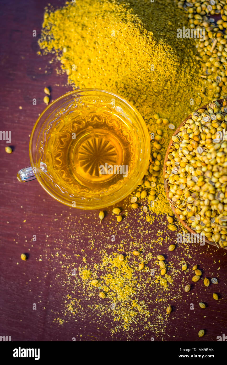 Close up of tea of coriander,Coriandrum sativum Stock Photo Alamy
