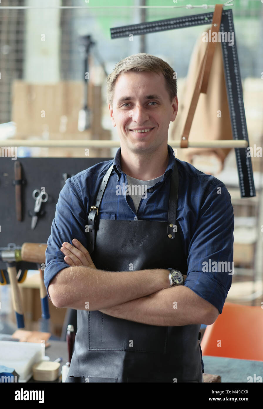 Leather owner Stock Photo Alamy