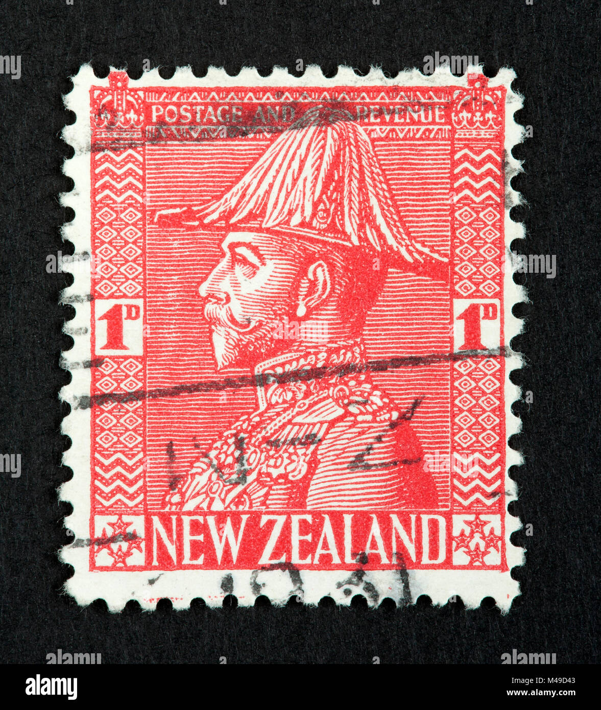 New Zealand postage stamp Stock Photo Alamy