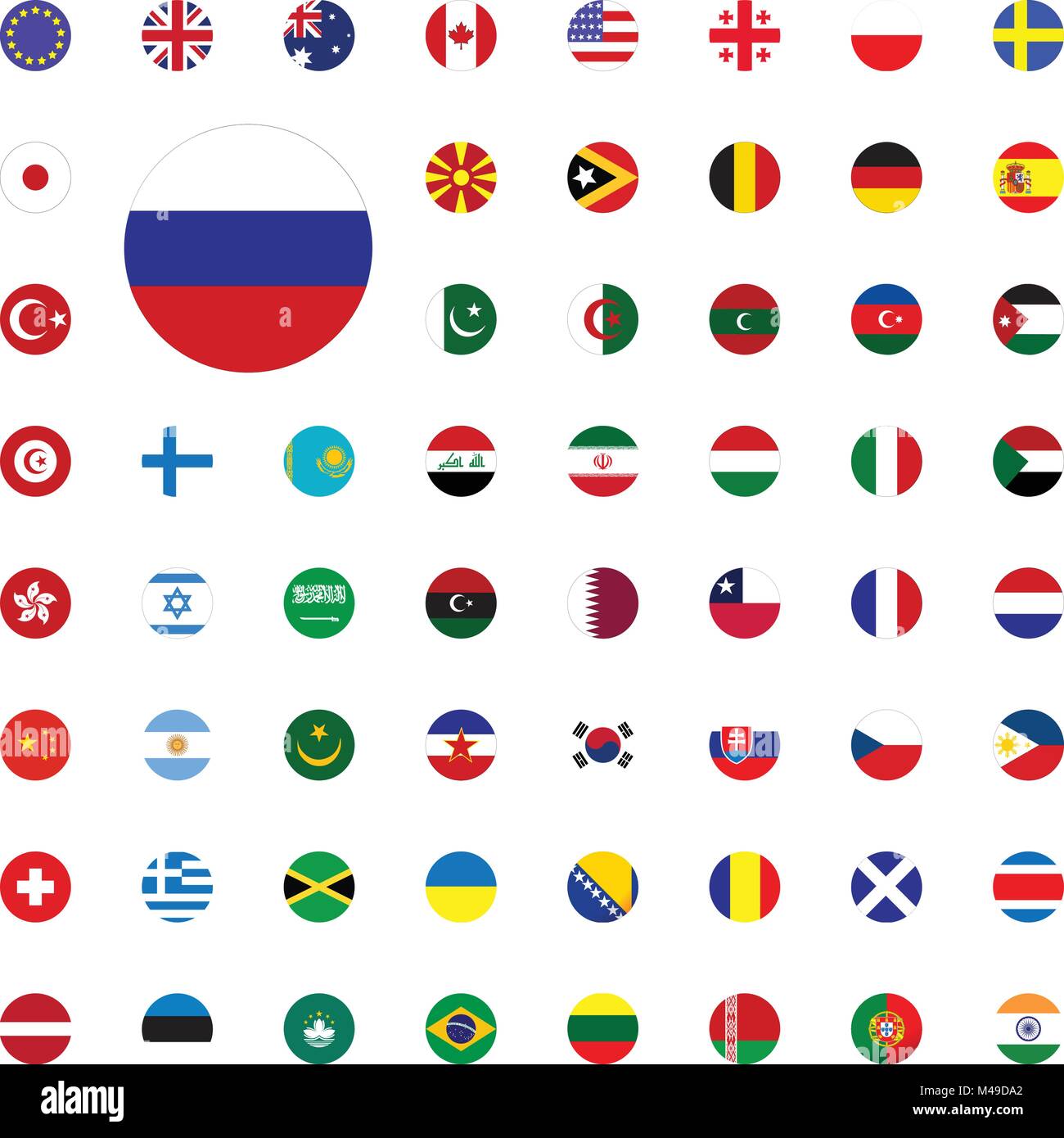 Russia Flag Icon - Flag Icons 