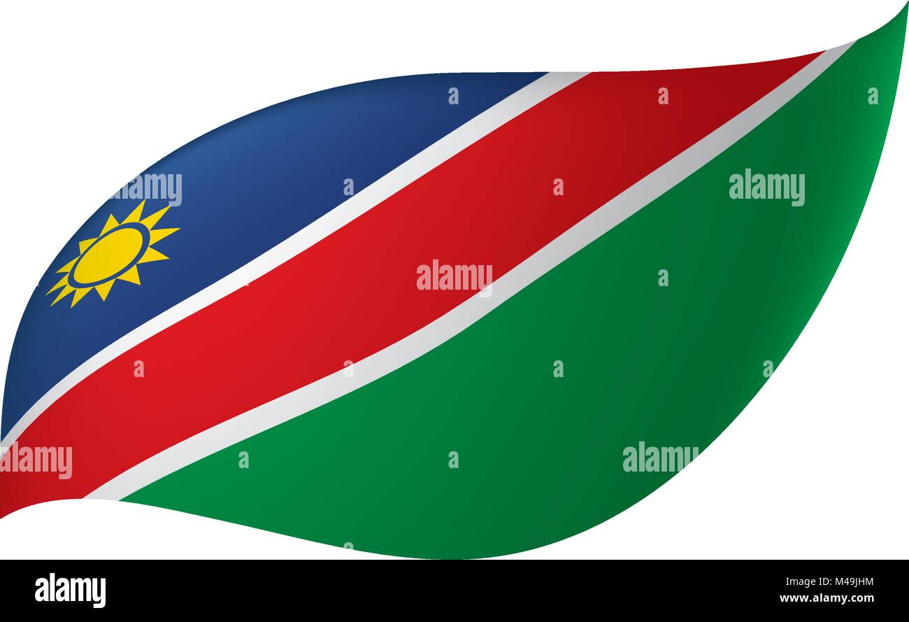 Namibia flag, vector illustration Stock Vector Image & Art - Alamy