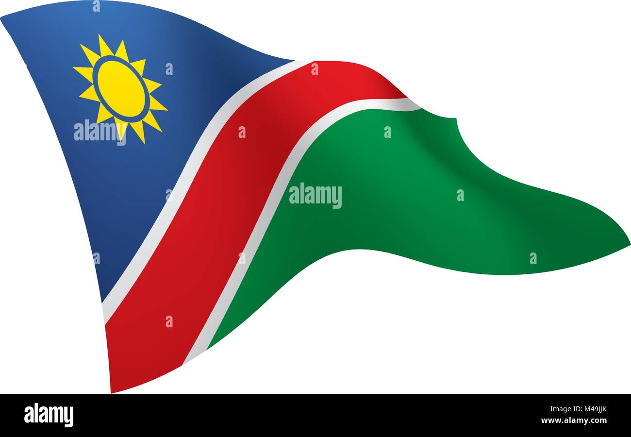 Namibia flag, vector illustration Stock Vector Image & Art - Alamy