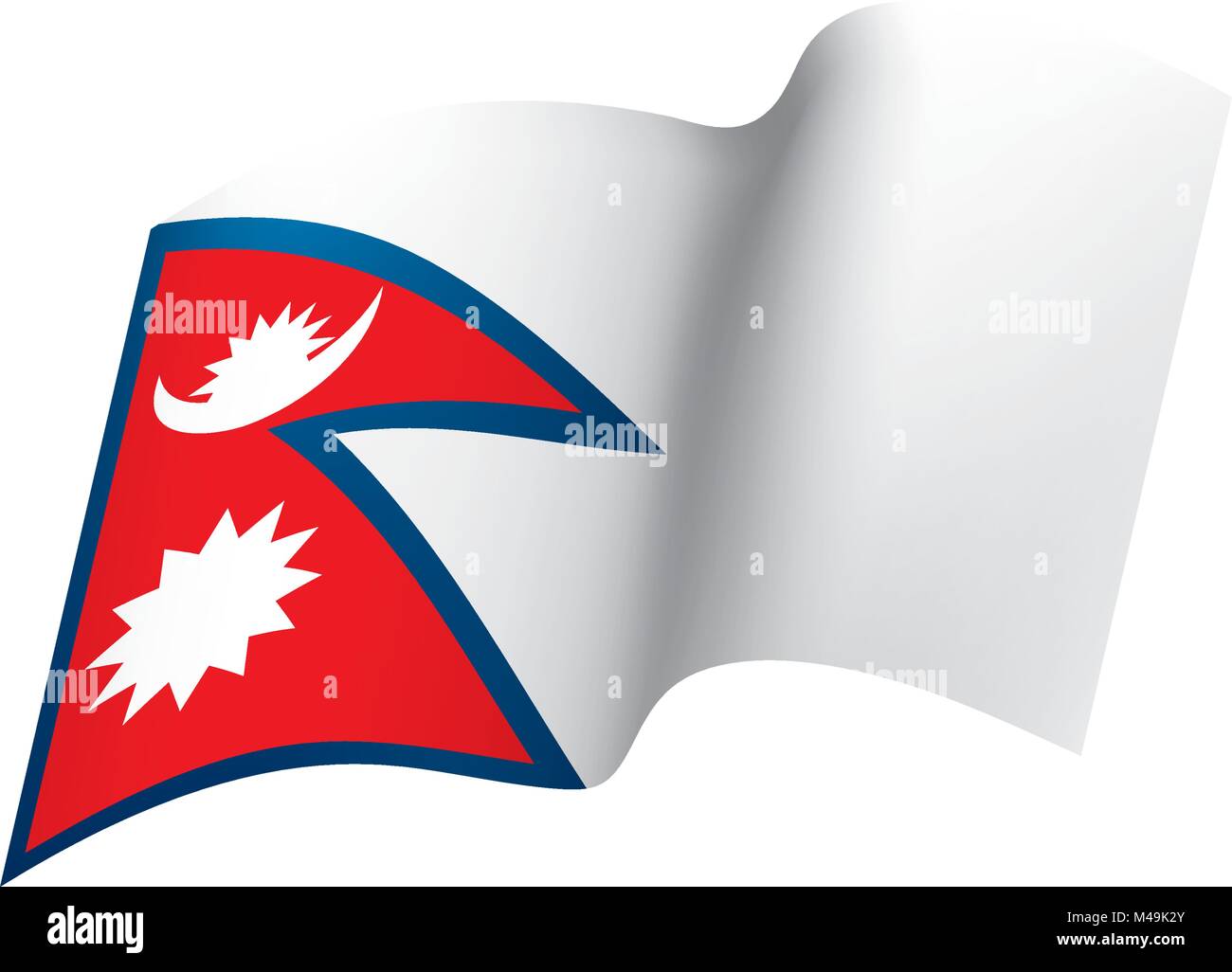 Nepal flag, vector illustration Stock Vector Image & Art Alamy
