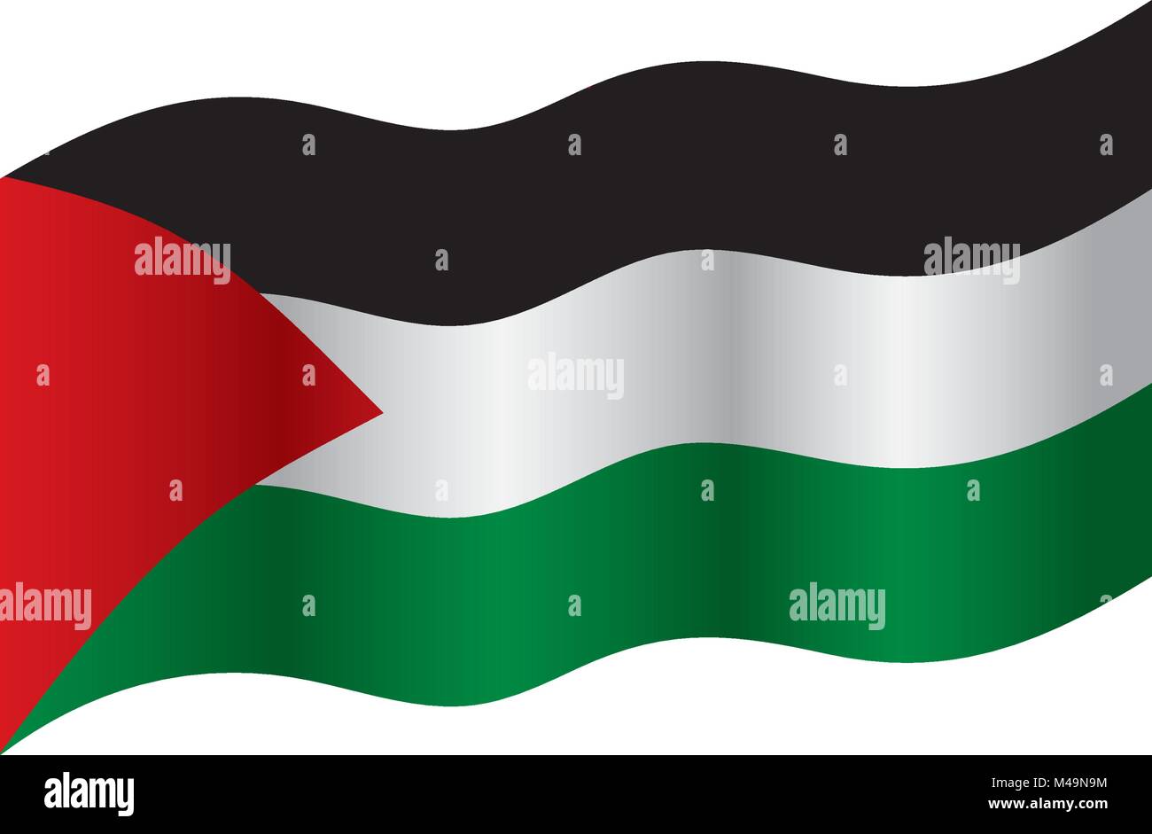 Palestine flag, vector illustration Stock Vector Image & Art - Alamy