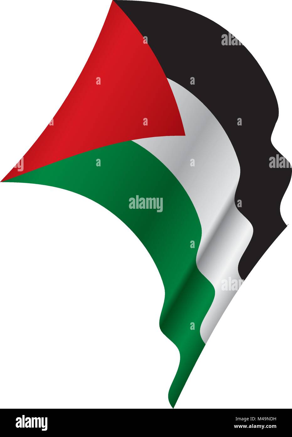 Palestine flag, vector illustration Stock Vector Image & Art - Alamy