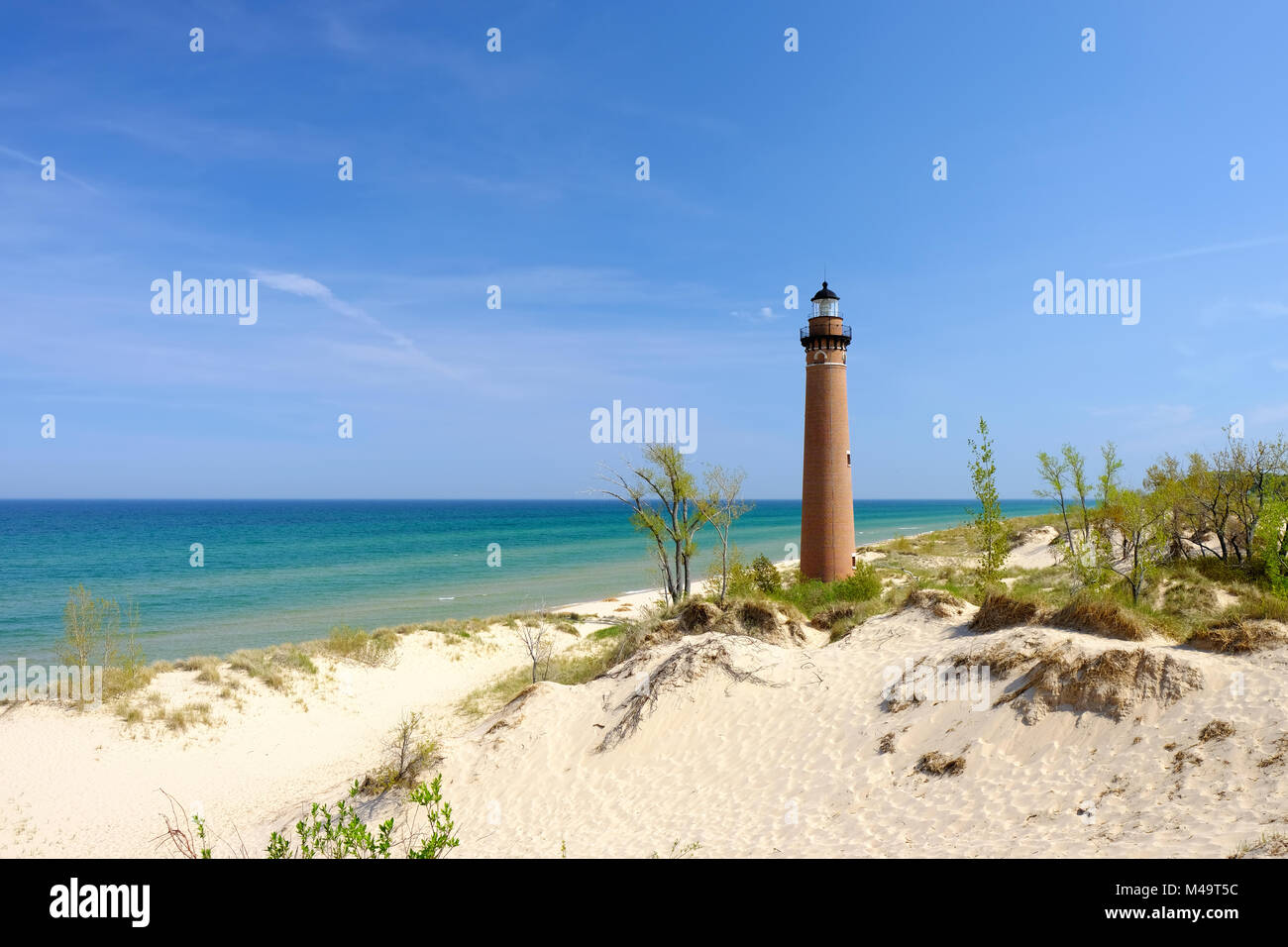 Little Sable Point Lighthouse in dunes, built in 1867 Stock Photo Alamy