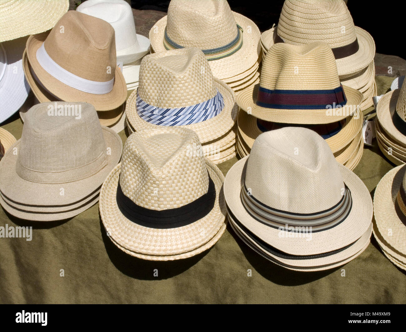 Hats for Sale Stock Photo Alamy