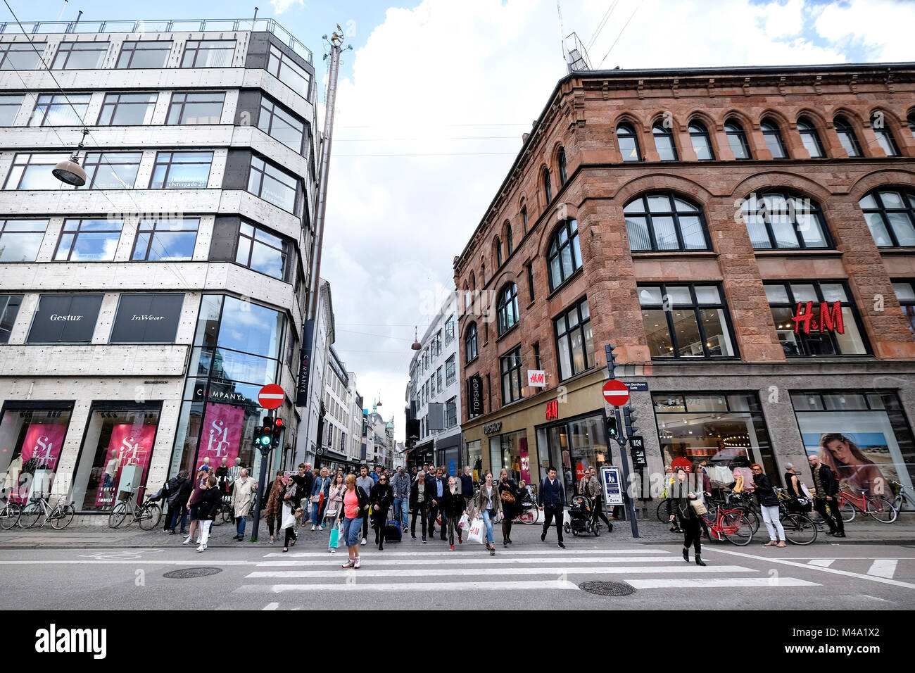 Denmark streets of copenaghen hi-res stock and images - Alamy