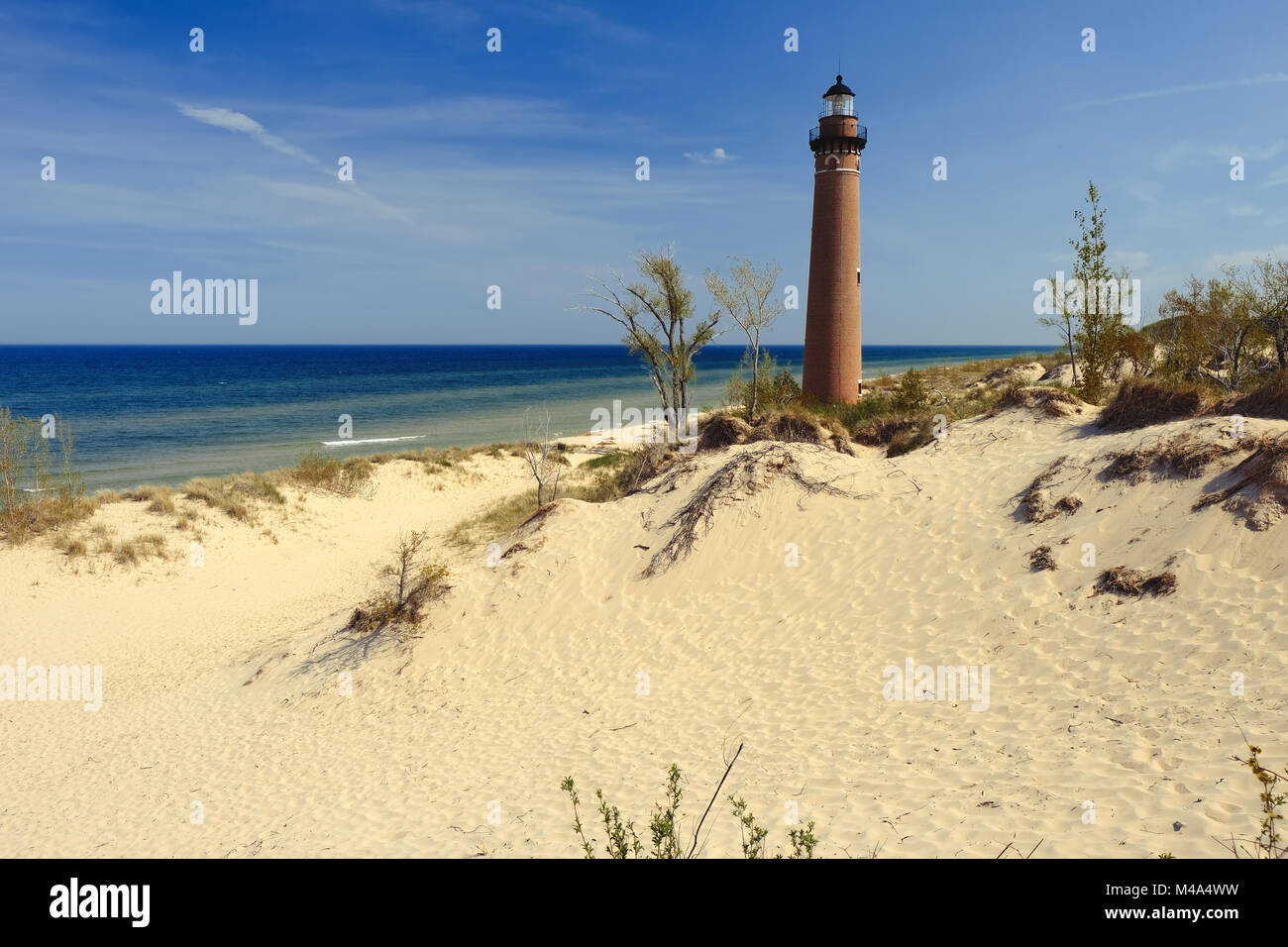 Little Sable Point Lighthouse in dunes, built in 1867 Stock Photo Alamy