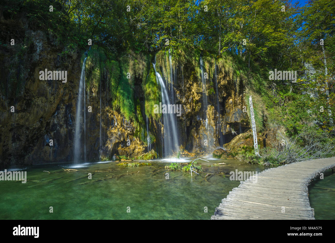 Plitvice Lakes National Park, Croatia. UNESCO world heritage site. Stock Photo