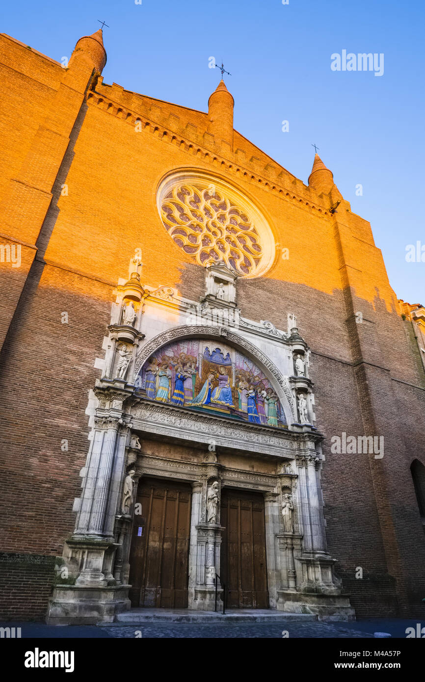 Notre Dame De La Dalbade Toulouse Frankreich Stock Photo Alamy