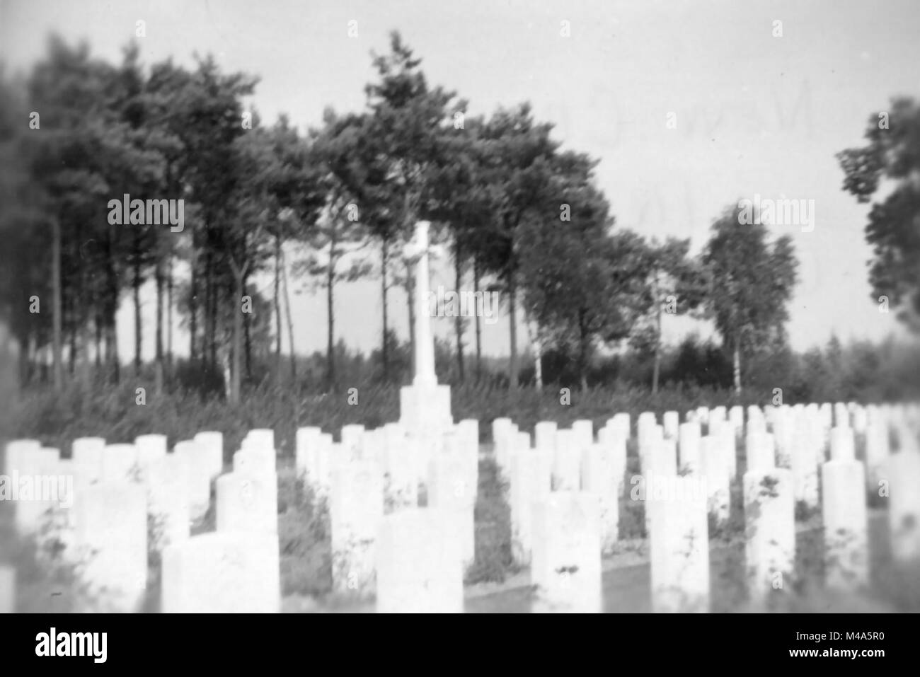 New cross in cemetery, Valkenswaard, 1952 Stock Photo Alamy