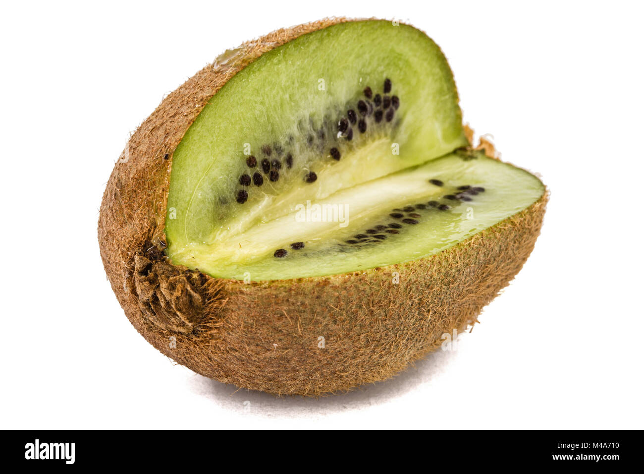Juicy kiwi fruit, isolated on white background Stock Photo