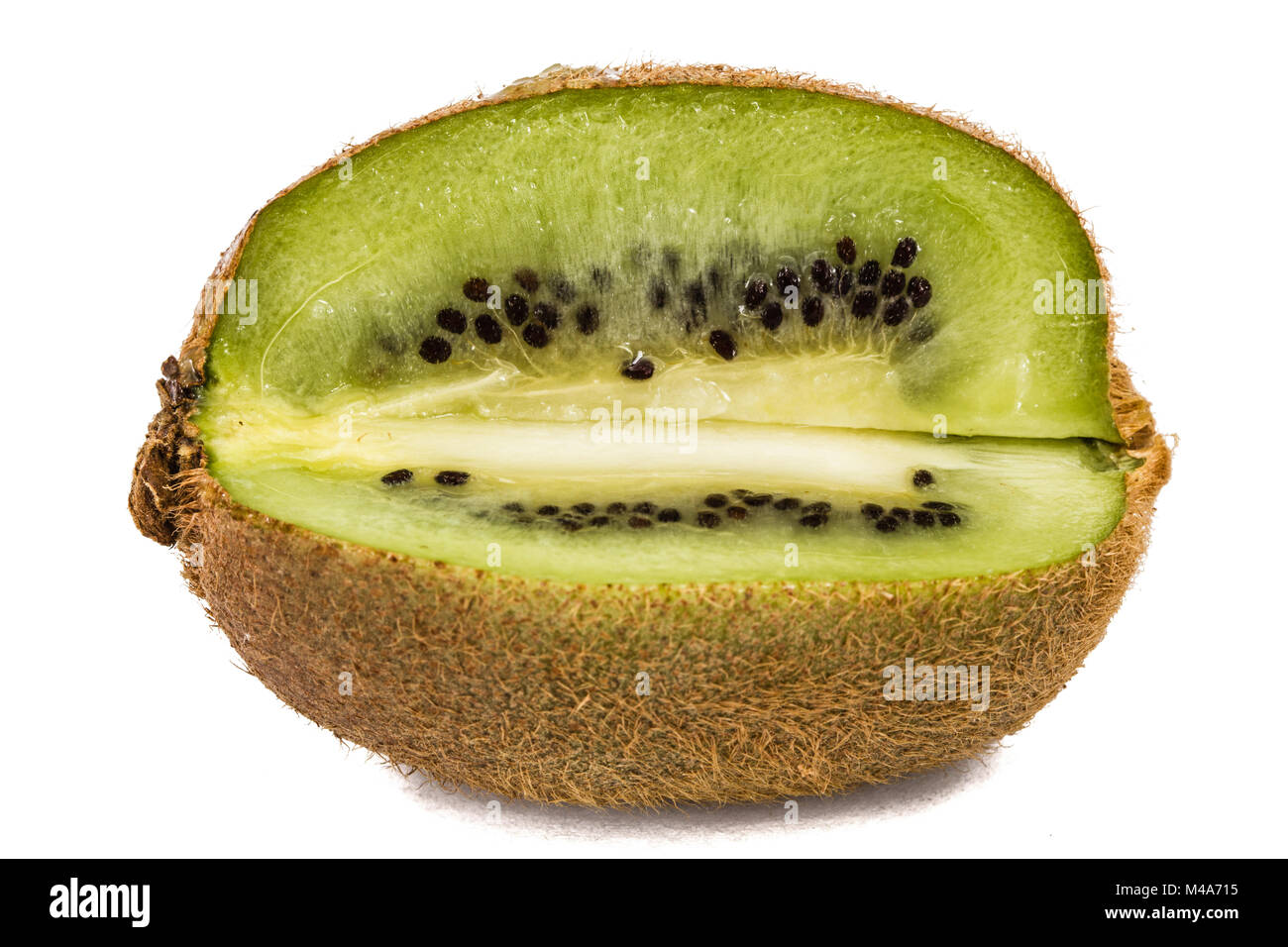 Juicy kiwi fruit, isolated on white background Stock Photo