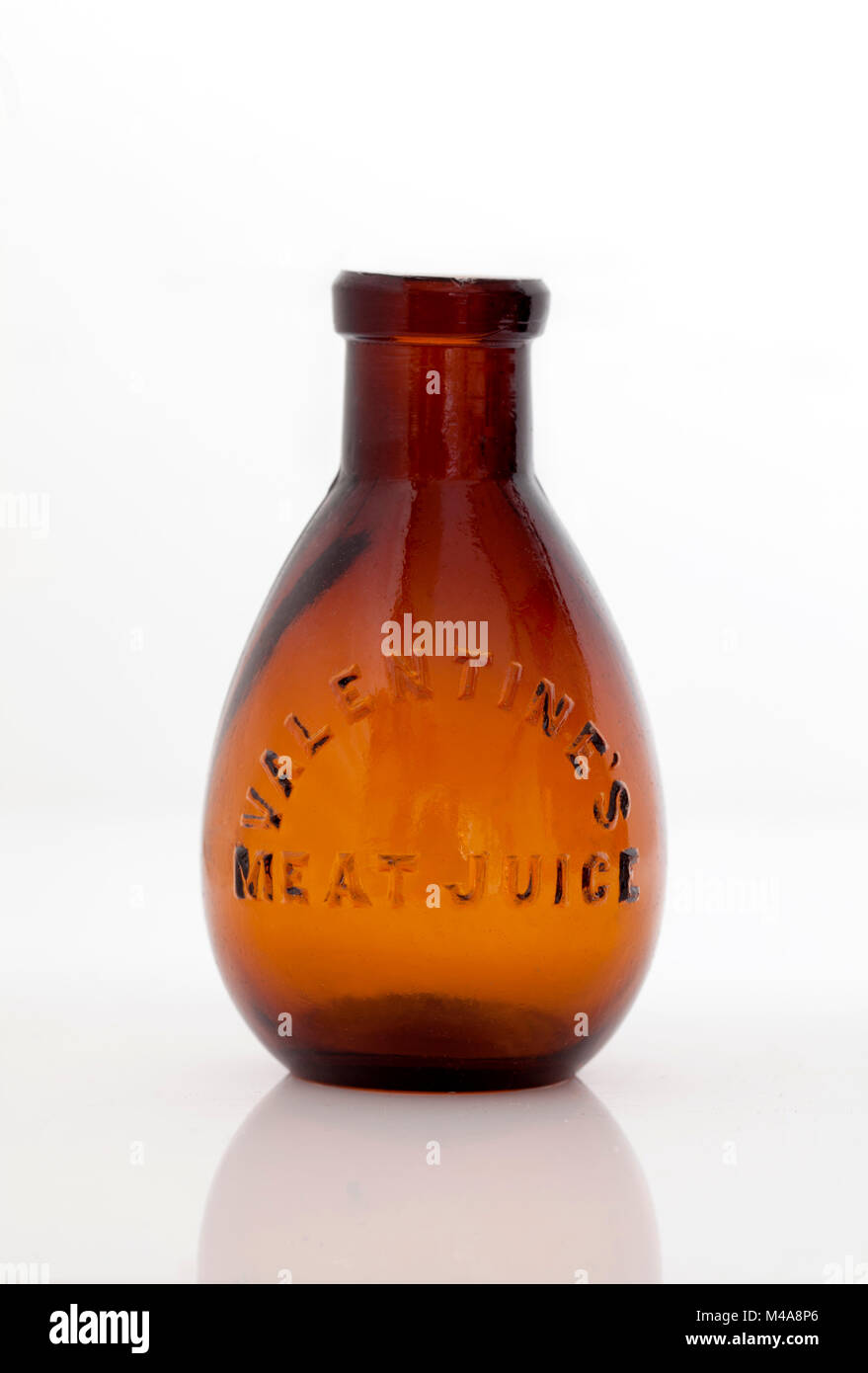 A Vintage Valentines Meat Juice Bottle Stock Photo Alamy