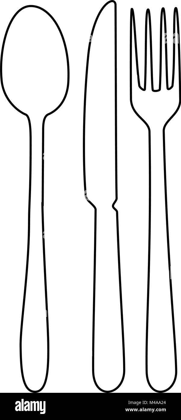spoon cutlery isolated icon Stock Vector Image & Art - Alamy