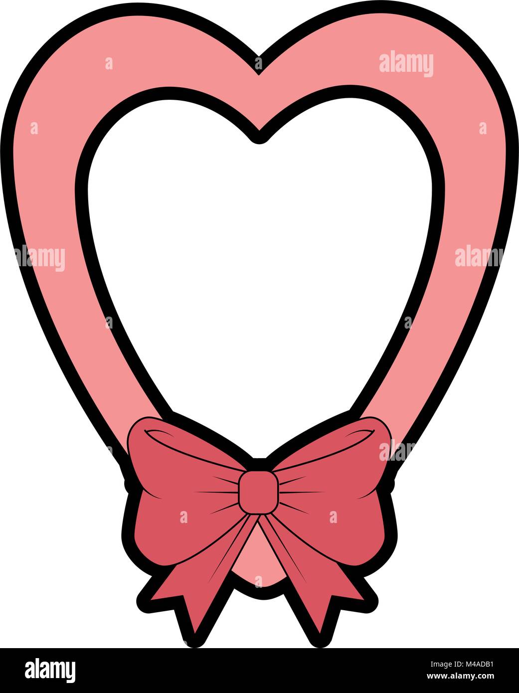 hearts love sticker art with bowntie Stock Vector Image & Art - Alamy