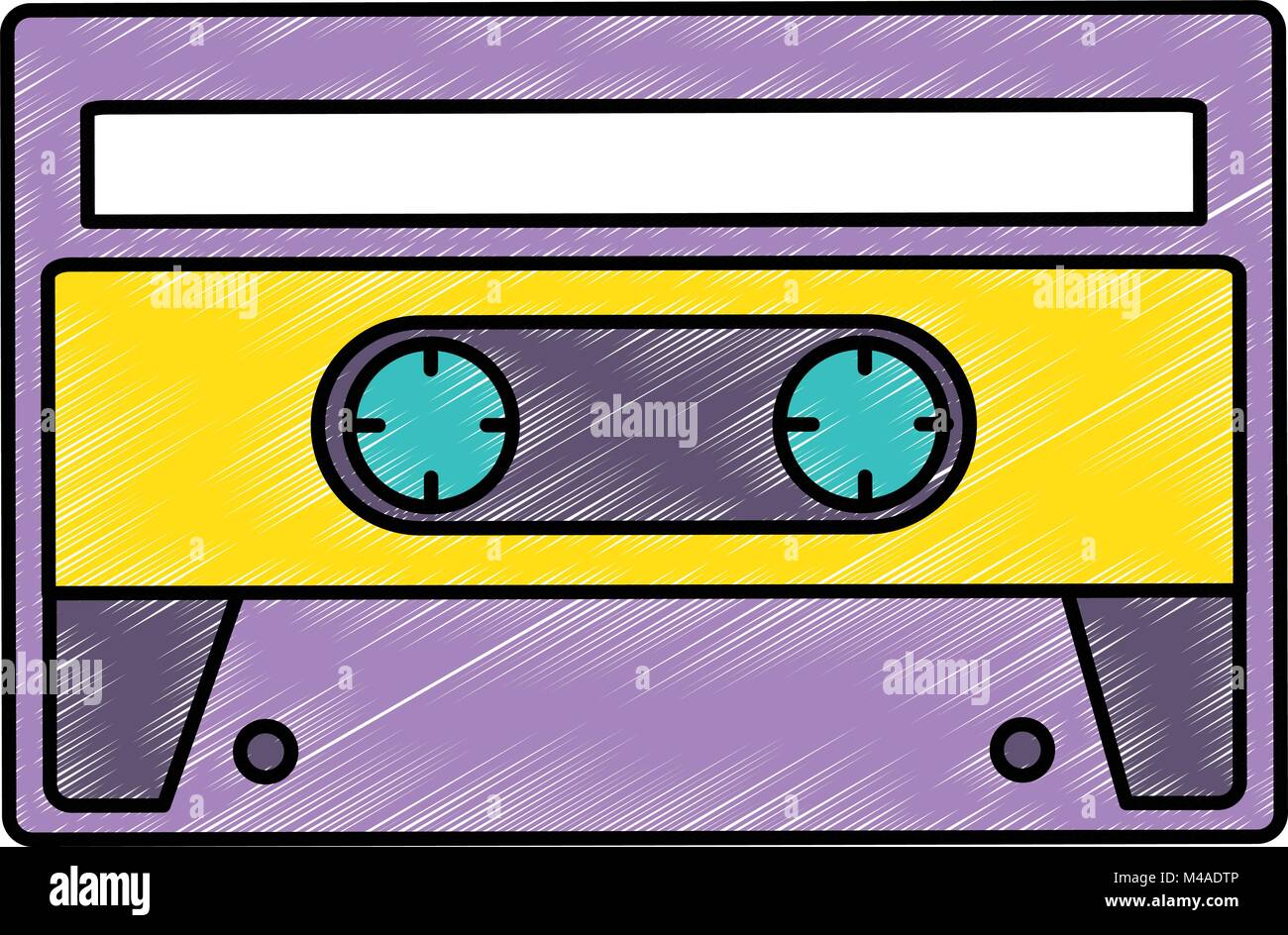 Contour old cassette retro hi-res stock photography and images - Alamy