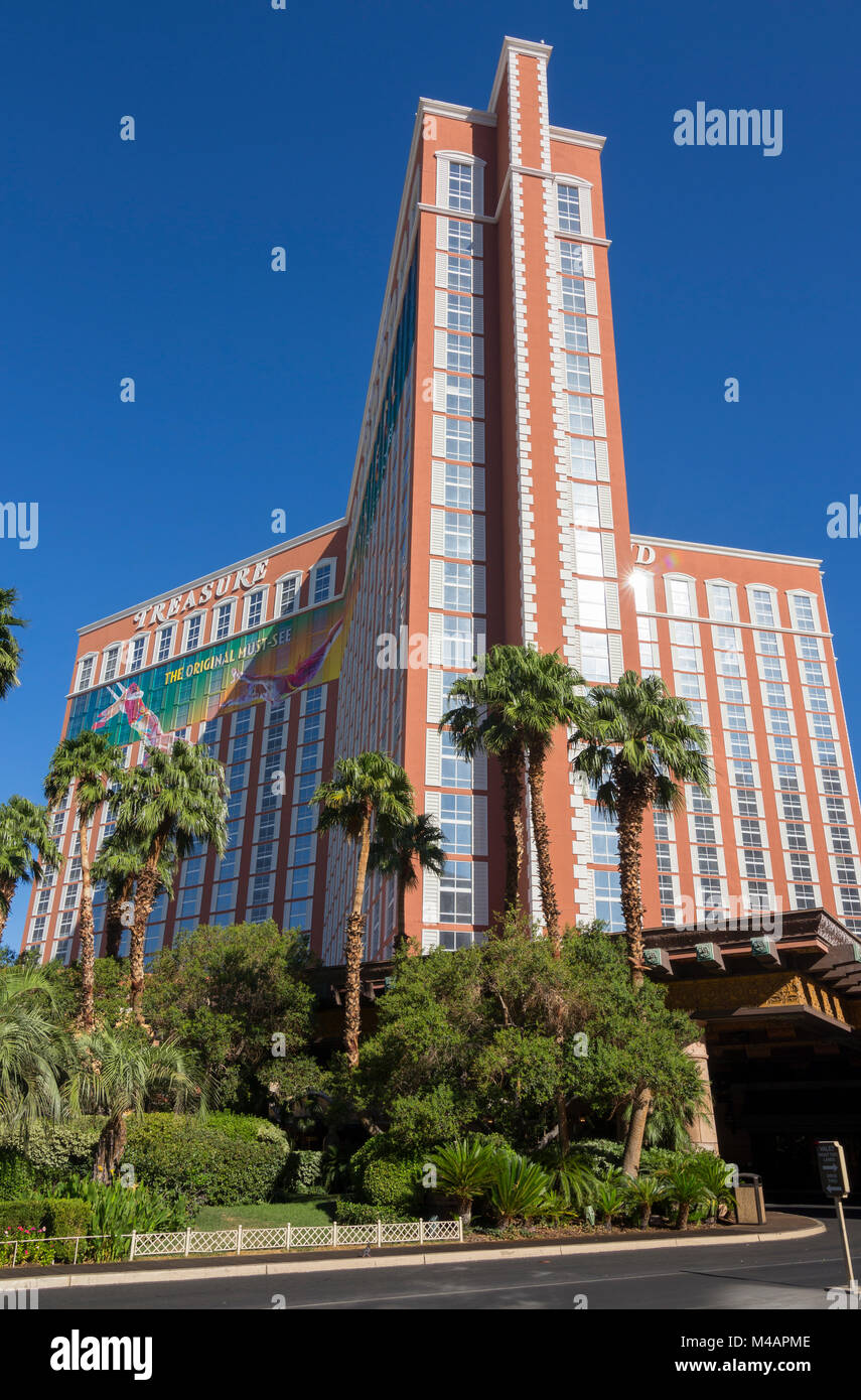 Treasure Island Hotel and Casino, Las Vegas, Nevada, USA Stock Photo