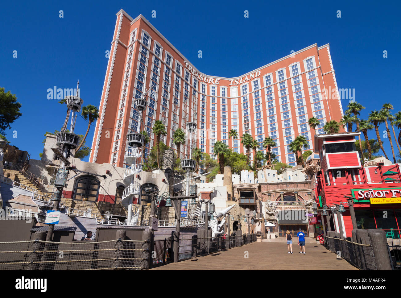 Treasure Island Hotel and Casino, Las Vegas, Nevada, USA Stock Photo