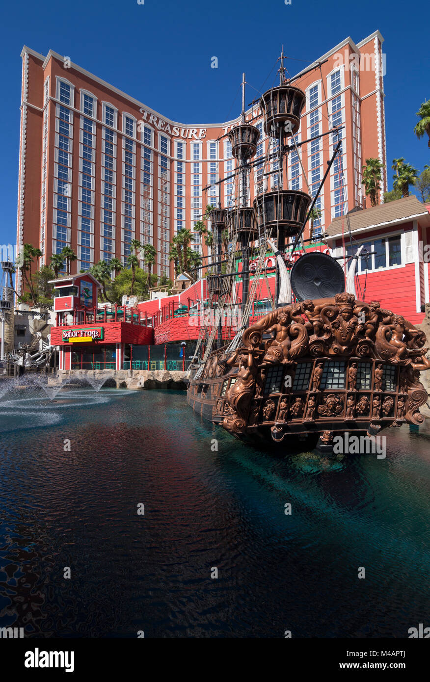 Treasure Island Hotel and Casino, Las Vegas, Nevada, USA Stock Photo