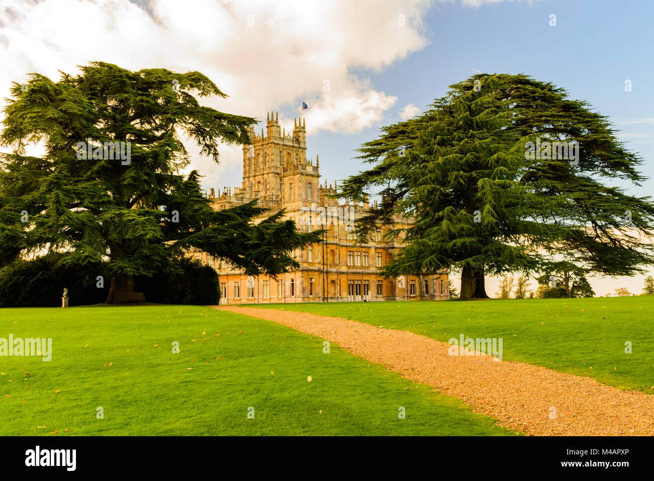 Highclere Castle Stock Photo Alamy