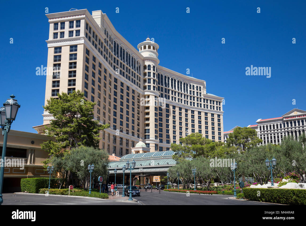 The Bellagio hotel and Casino, Paradise (Las Vegas), Nevada Stock Photo